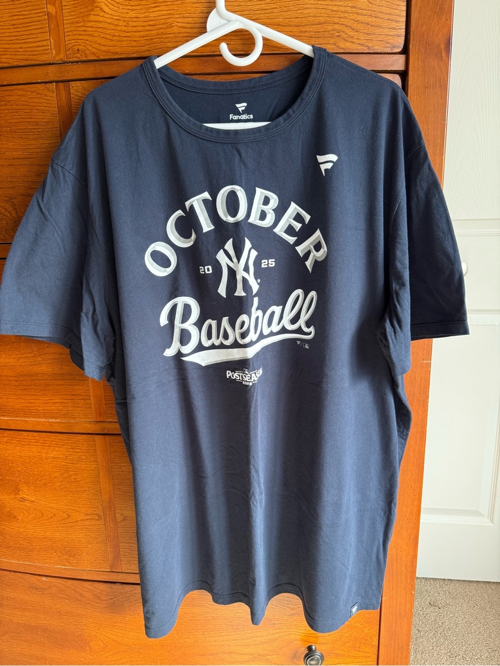 Fanatics Navy October Baseball New York Yankees Graphic Tee 3XL